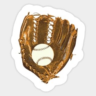 baseball glove Sticker